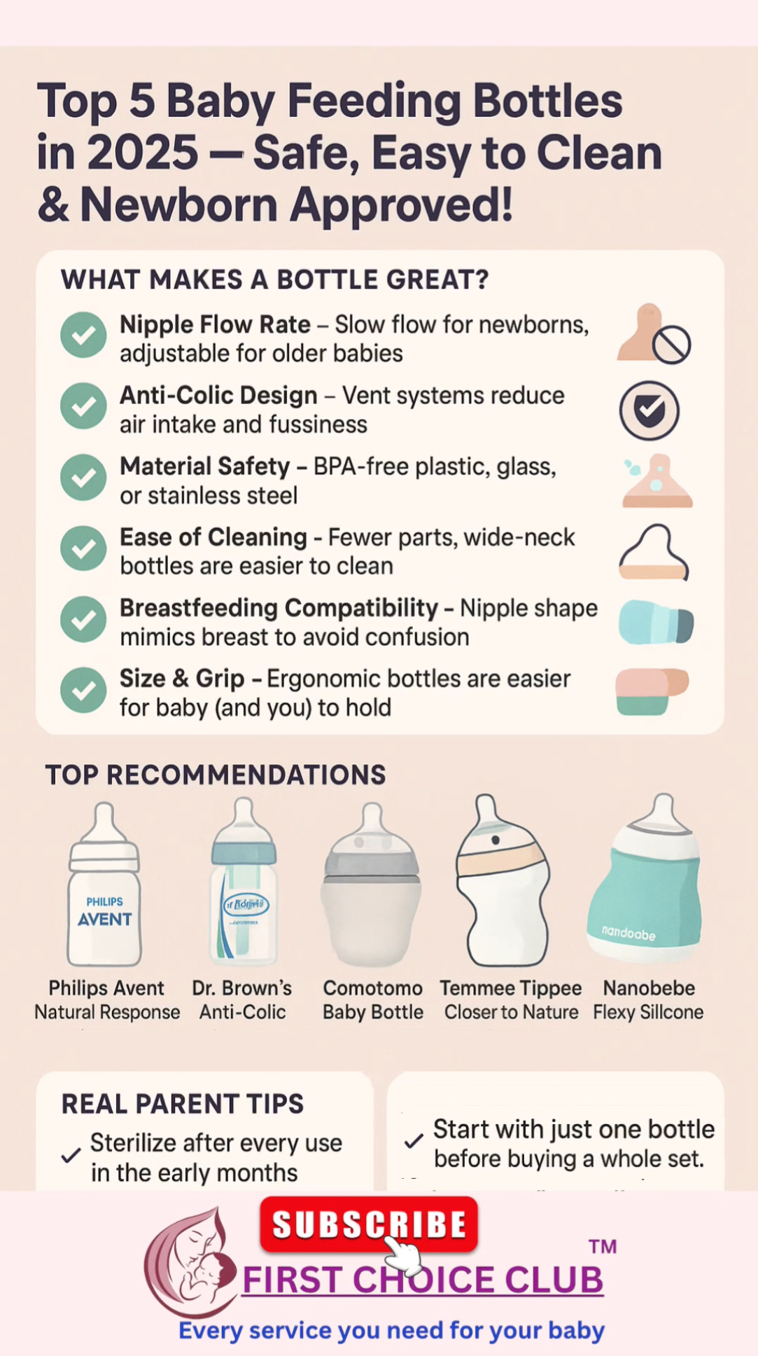 Best Baby Bottles in India   A Complete Guide for New Moms