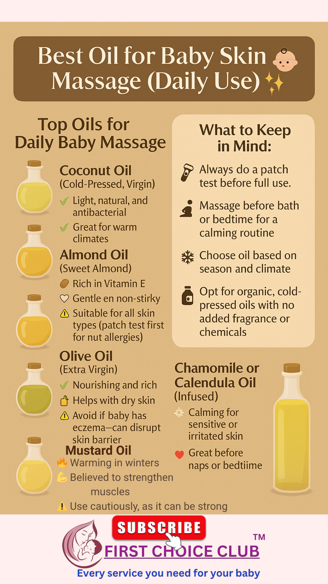 Best Oil for Baby Skin Massage Daily Use