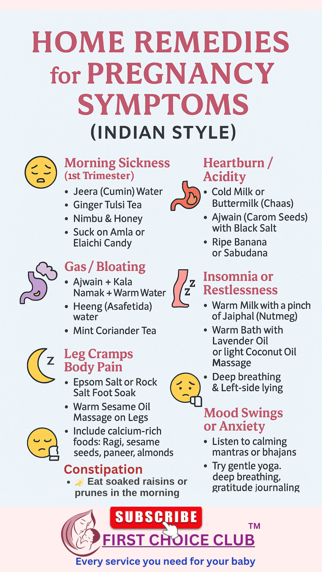 Home Remedies for Pregnancy Symptoms Indian Style