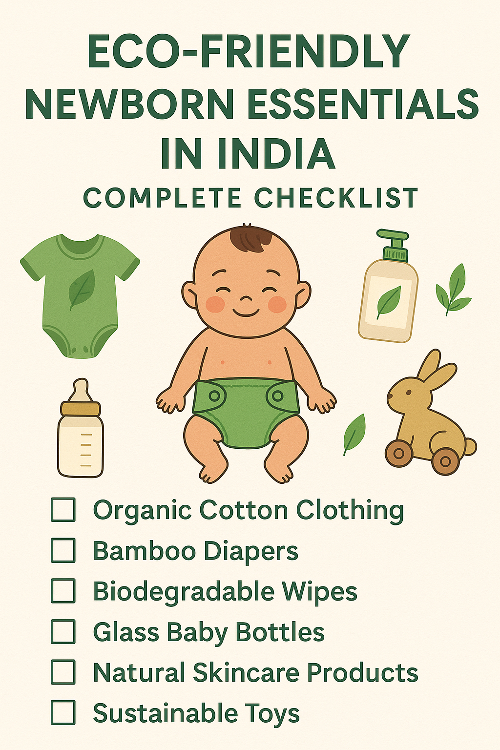 EcoFriendly Newborn Essentials in India  Complete Checklist
