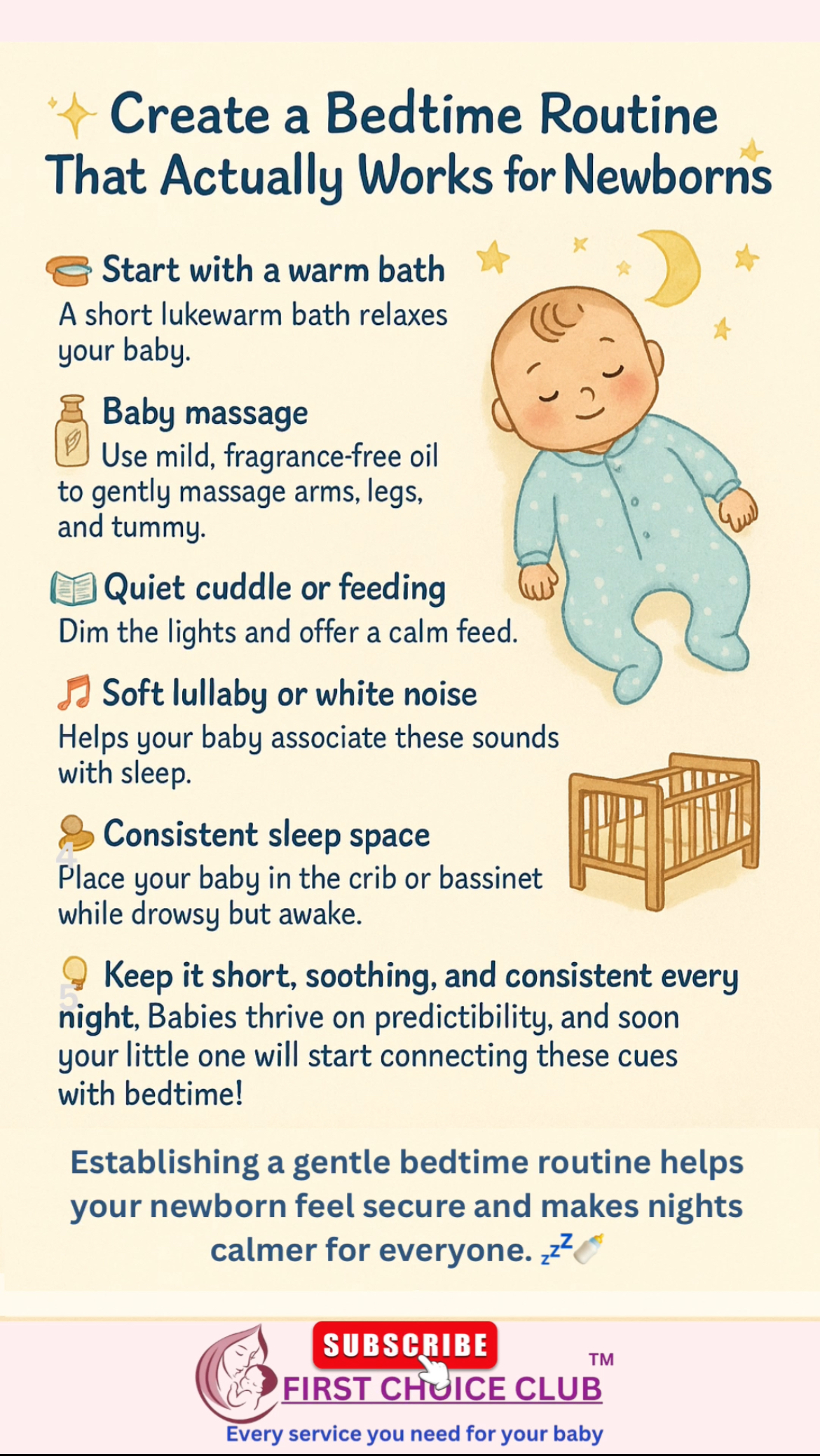 Create a Bedtime Routine That Actually Works for Newborns