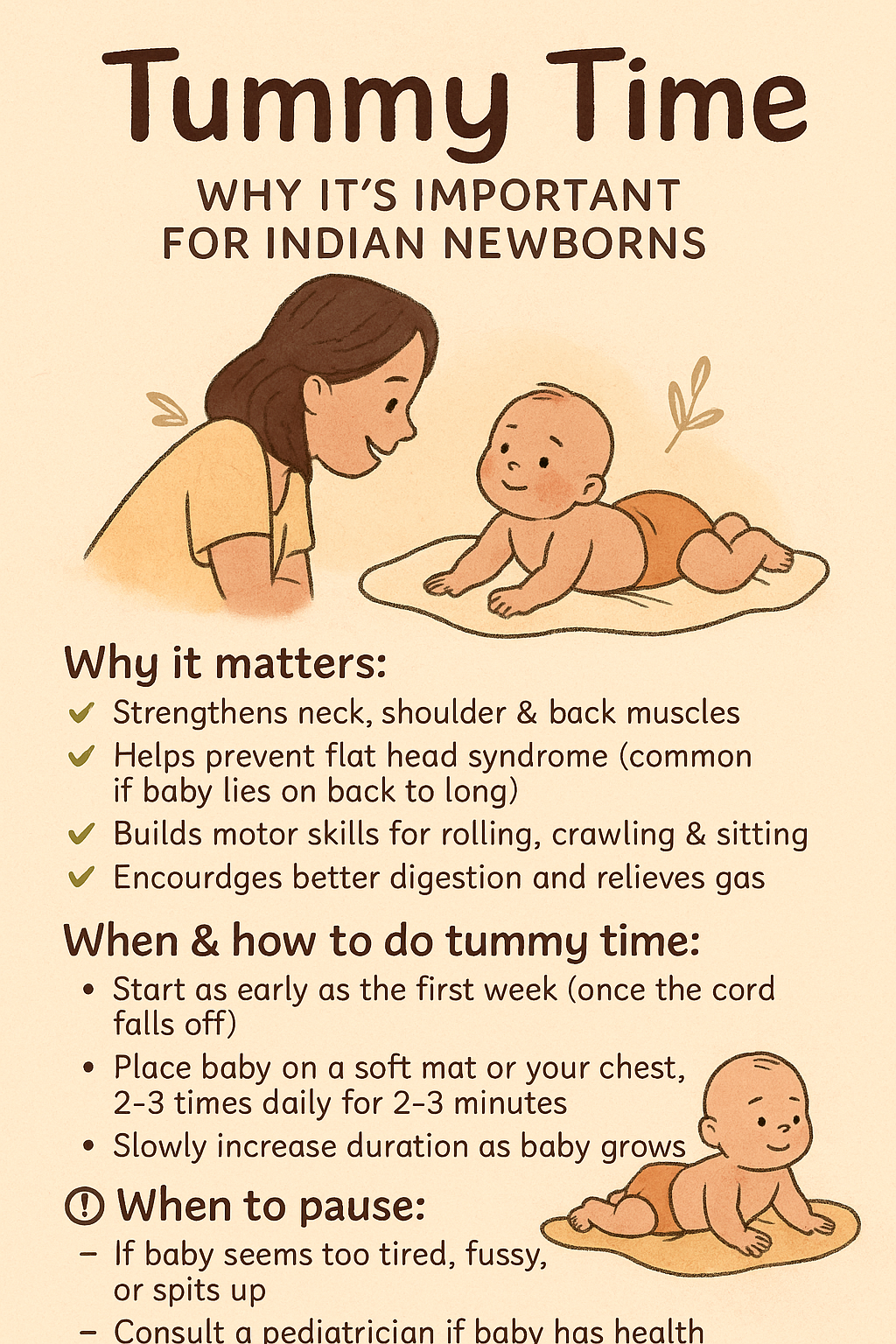 Tummy Time Why Its Important for Newborns
