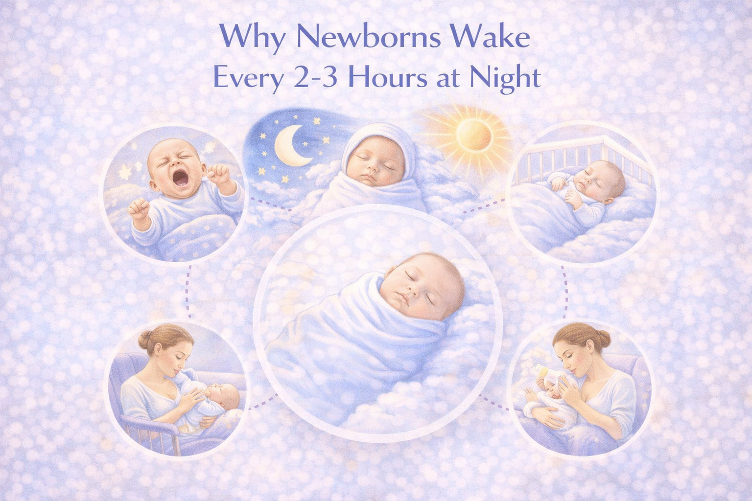 Why Newborns Wake Every  Hours at Night
