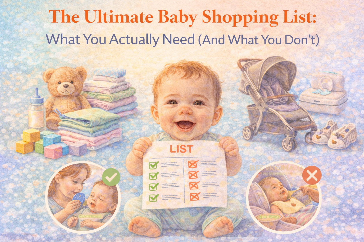 The Ultimate Baby Shopping List What You Actually Need And What You Dont